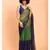 Suta Blue & Green Colourblocked Pure Cotton Saree