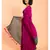 Suta Women Pink & Teal cotton Colourblocked Saree