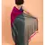 Suta Women Pink & Teal cotton Colourblocked Saree
