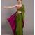 Suta Green & Pink cotton Colourblocked Saree