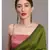 Suta Green & Pink cotton Colourblocked Saree