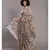 Suta White Grey Floral printed Pure Cotton Saree