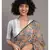 Suta White Grey Floral printed Pure Cotton Saree