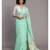 Suta Turquoise Blue  Gold-Toned Ethnic Motifs Jamdani Saree