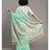 Suta Turquoise Blue  Gold-Toned Ethnic Motifs Jamdani Saree