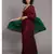 SutaWomen Maroon Green Colourblocked Cotton Blend Saree