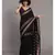 Suta Women Black & stripes Cotton Handloom Saree
