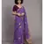 Suta Women Purple  Yellow Ethnic Motifs Pure Cotton Saree