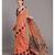 Peach & Brown Ethnic Motifs Pure Cotton Saree
