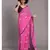 Suta Pink & White Pure Cotton Woven Saree