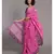Suta Pink & White Pure Cotton Woven Saree