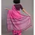 Suta Pink & White Pure Cotton Woven Saree