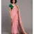 Pink & Orange Pure Cotton Handloom Saree