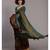 Suta Women Olive Green Grey Colourblocked Saree