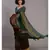 Suta Women Olive Green Grey Colourblocked Saree