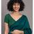Suta Wome Blue Green Colourblocked Saree