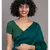 Suta Wome Blue Green Colourblocked Saree