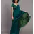 Suta Wome Blue Green Colourblocked Saree