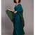 Suta Wome Blue Green Colourblocked Saree