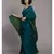 Suta Wome Blue Green Colourblocked Saree