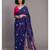 Suta Women Blue pink Ethnic Motifs Handloom Cotton Woven Saree