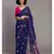 Suta Women Blue pink Ethnic Motifs Handloom Cotton Woven Saree