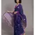 Suta Women Blue pink Ethnic Motifs Handloom Cotton Woven Saree