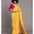 Suta Yellow & White Woven Pure Cotton Handloom Saree
