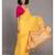 Suta Yellow & White Woven Pure Cotton Handloom Saree