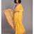 Suta Yellow & White Woven Pure Cotton Handloom Saree