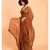 Suta Women Rust Brown Solid Pure Cotton Saree