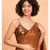 Suta Women Rust Brown Solid Pure Cotton Saree