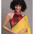 Suta Women Yellow  Black polka printed Pure Cotton Saree