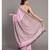 Suta Pink  Purple Floral Motifs woven Pure Cotton handloon Saree