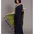 Suta Blue & Green Colourblocked Cotton Blend Saree