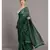Suta Women Green White Floral printed Pure Cotton Saree
