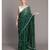 Suta Women Green White Floral printed Pure Cotton Saree