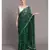 Suta Women Green White Floral printed Pure Cotton Saree