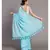 Suta Women Blue White Printed Pure Cotton Saree