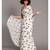 Suta White Brown Porcupine Printed Pure Cotton Saree