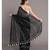 Suta Women Black White Printed Pure Cotton  Saree