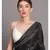 Suta Women Black White Printed Pure Cotton  Saree