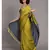 Suta Green Blue Colourblocked Cotton Blend Saree