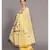Suta Yellow  Brown Floral Printed Pure Cotton hand painted Saree