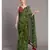 Suta Women Green  Brown Pure Cotton Handblock printed Saree