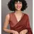 Suta Rust & Black Cotton Blend Colourblocked Saree