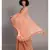 Suta Orange  Black Printed Pure Cotton Saree