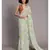 Suta Green  Yellow Floral handblock Pure Cotton Saree