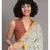 Suta Green  Yellow Floral handblock Pure Cotton Saree