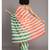 Suta White,Orange& Green stripes Pure Cotton Saree